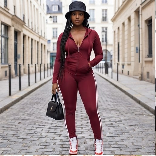 Sporty Chic Hoodie & Leggings Set