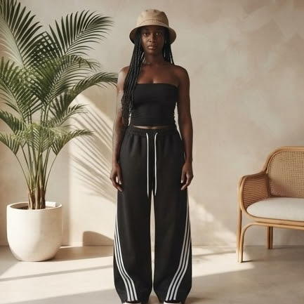 Oversized Streetwear Track Pants