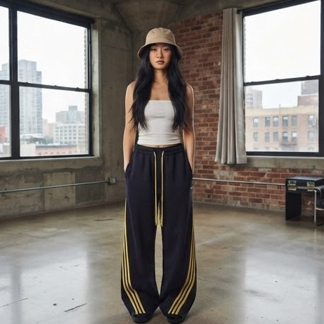 Oversized Streetwear Track Pants