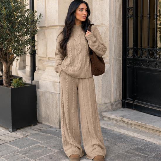 Cozy Cable Knit  Set
