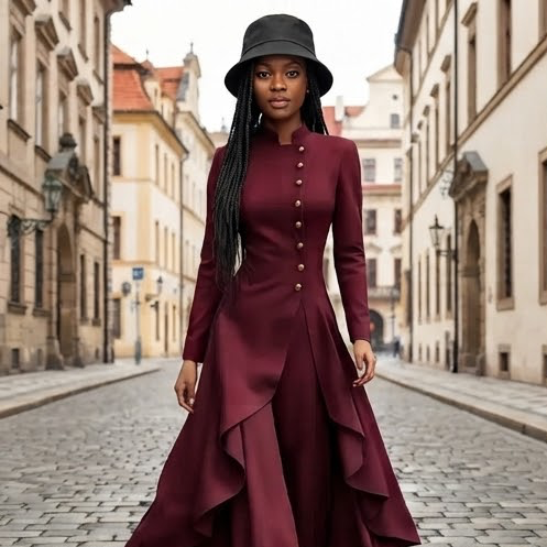 Asymmetric Tunic Two-Piece Set