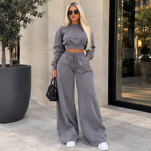 Urban Chic Cropped Tracksuit