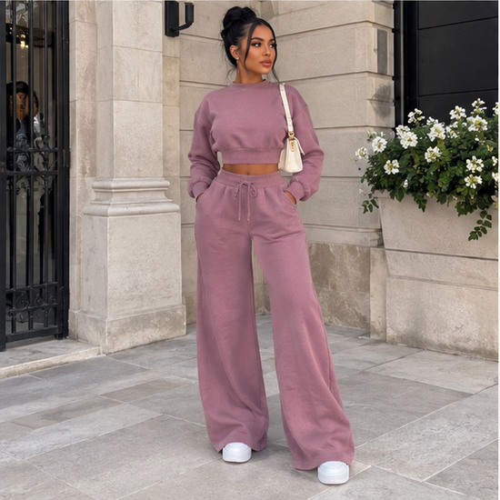 Urban Chic Cropped Tracksuit