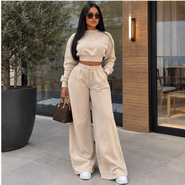 Urban Chic Cropped Tracksuit