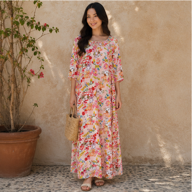✨ Bloom Grace Maxi Dress 🌷 | Effortless Elegance for Every Moment