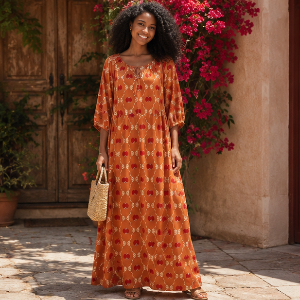 ✨ Bloom Grace Maxi Dress 🌷 | Effortless Elegance for Every Moment