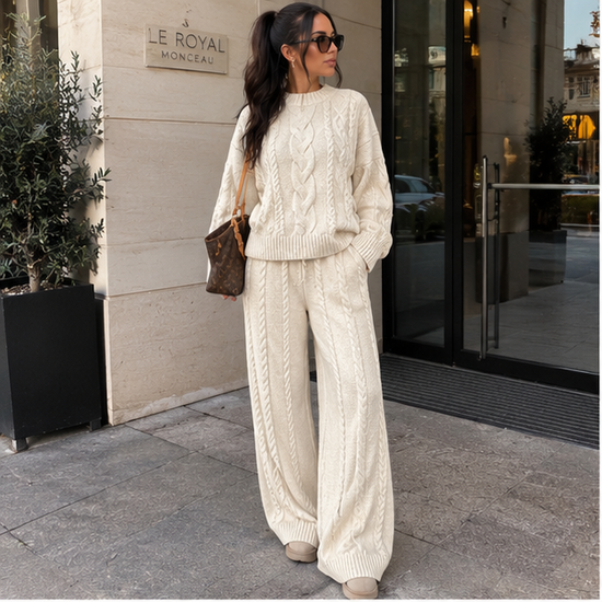 Cozy Cable Knit  Set