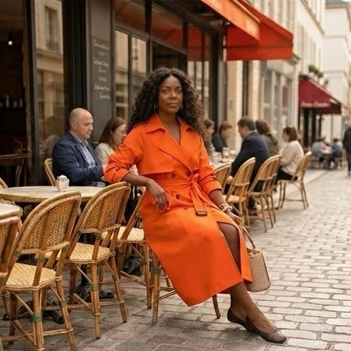 Fluid Long Trench Coat ✨