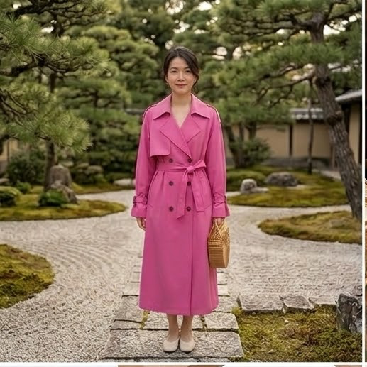 Fluid Long Trench Coat ✨