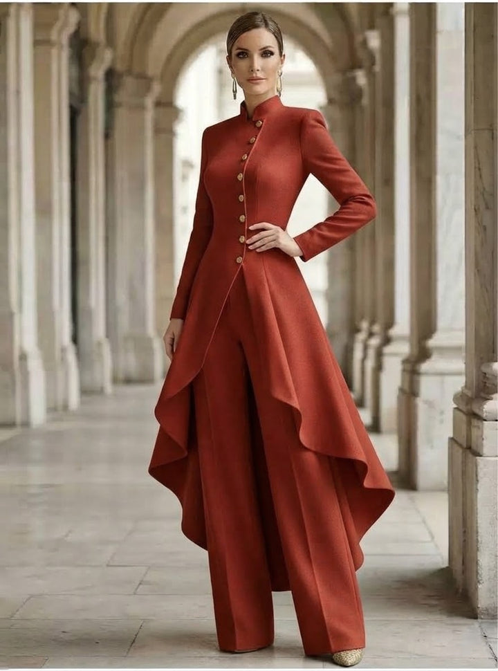 Asymmetric Tunic Two-Piece Set