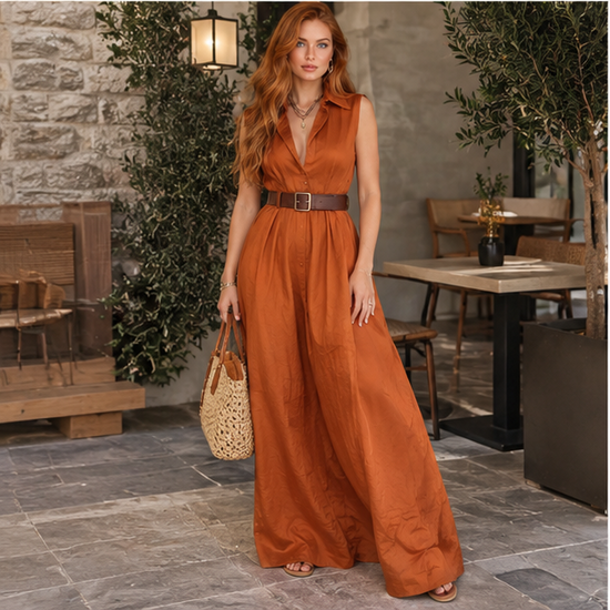 Elegant Belted Maxi Dress ✨