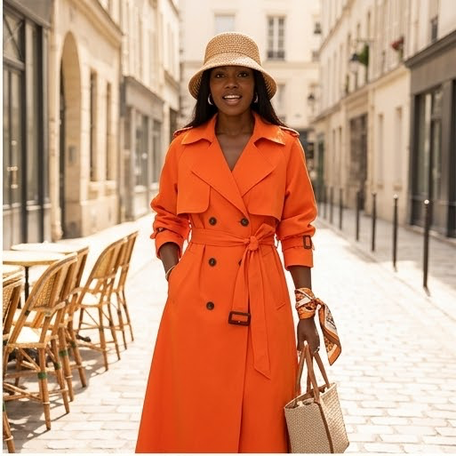 Fluid Long Trench Coat ✨