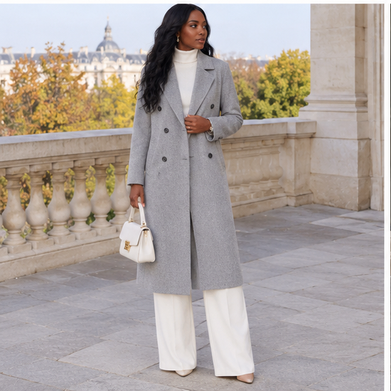 Veste en Cuir Chocolat