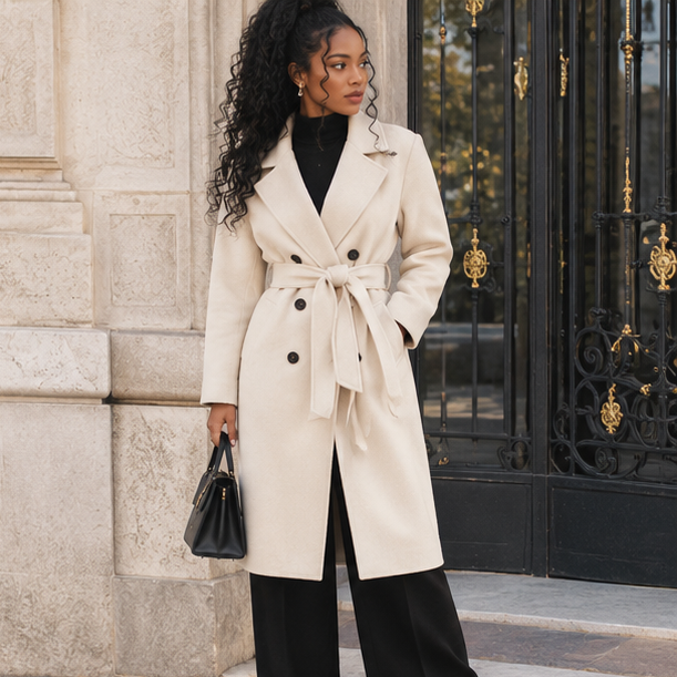 Veste en Cuir Chocolat