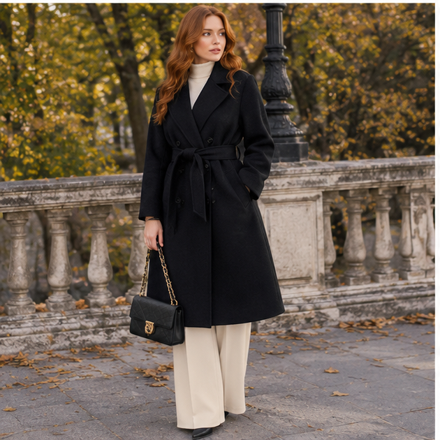 Veste en Cuir Chocolat