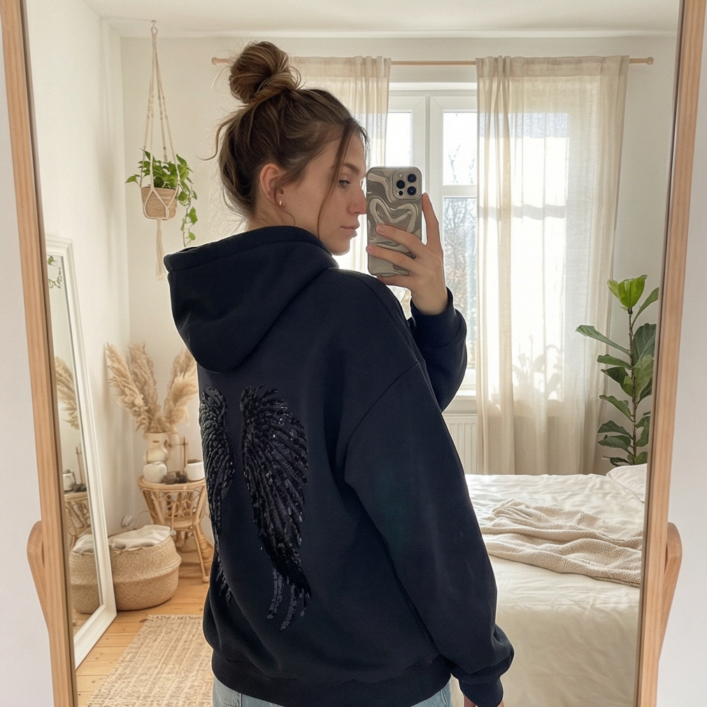Get 70% Off Only Today - Lovaana Angel Hoodie 💕