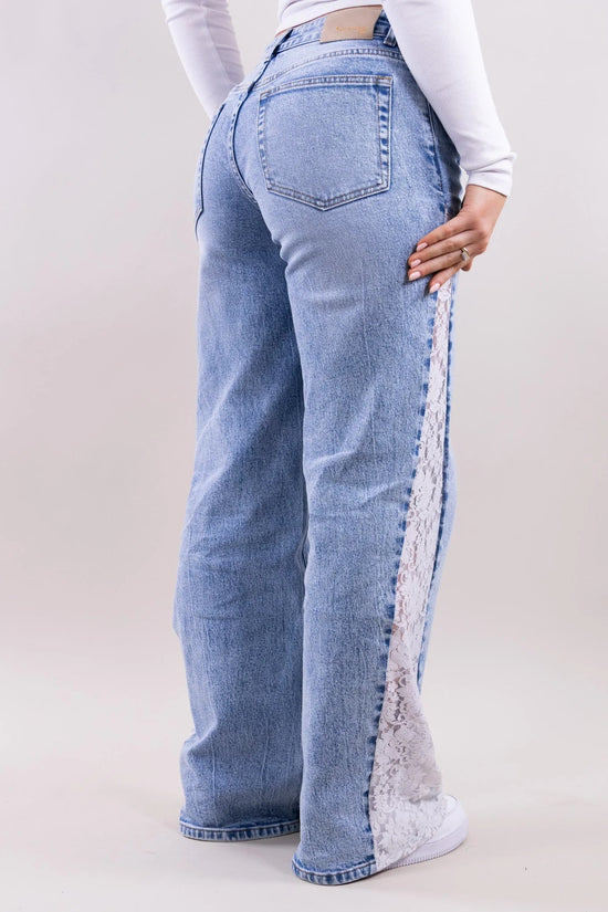 The Viral Lace BBL Jeans - 50% Off Today Only 🍑
